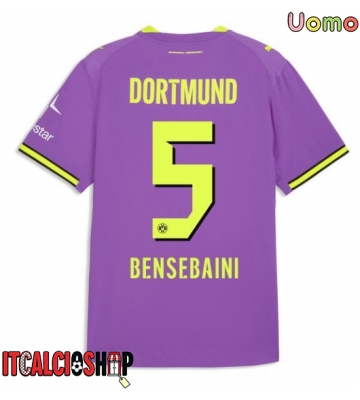 Borussia Dortmund Ramy Bensebaini #5 Terza Maglia 2026-27 Manica Corta